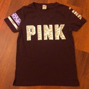 Burgundy shirt from PINK